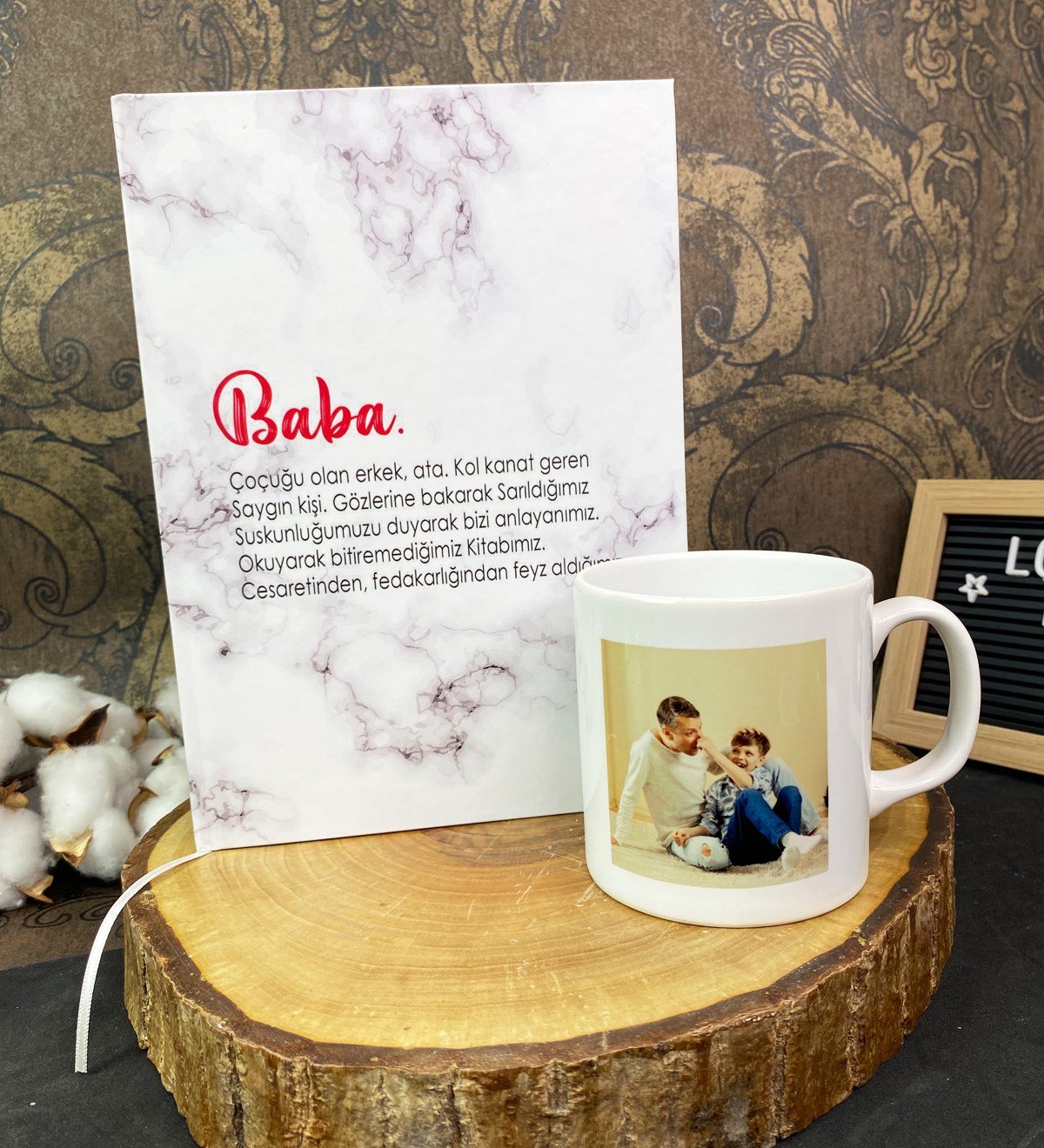 Baba Tasarımlı Kupa Ve Defter SetgiftmodaGmhs101720