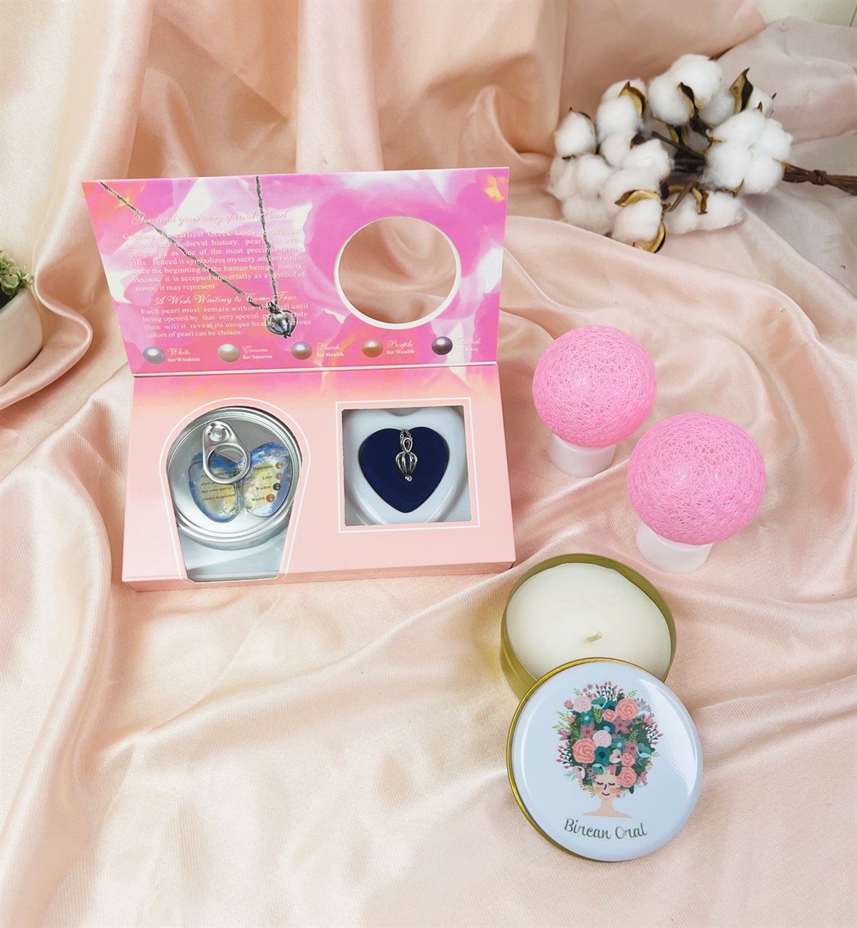 Kişiye Özel Çiçek Kadın Tasarımlı Sevgiliye Hediye Seti giftmodaGmhs101521