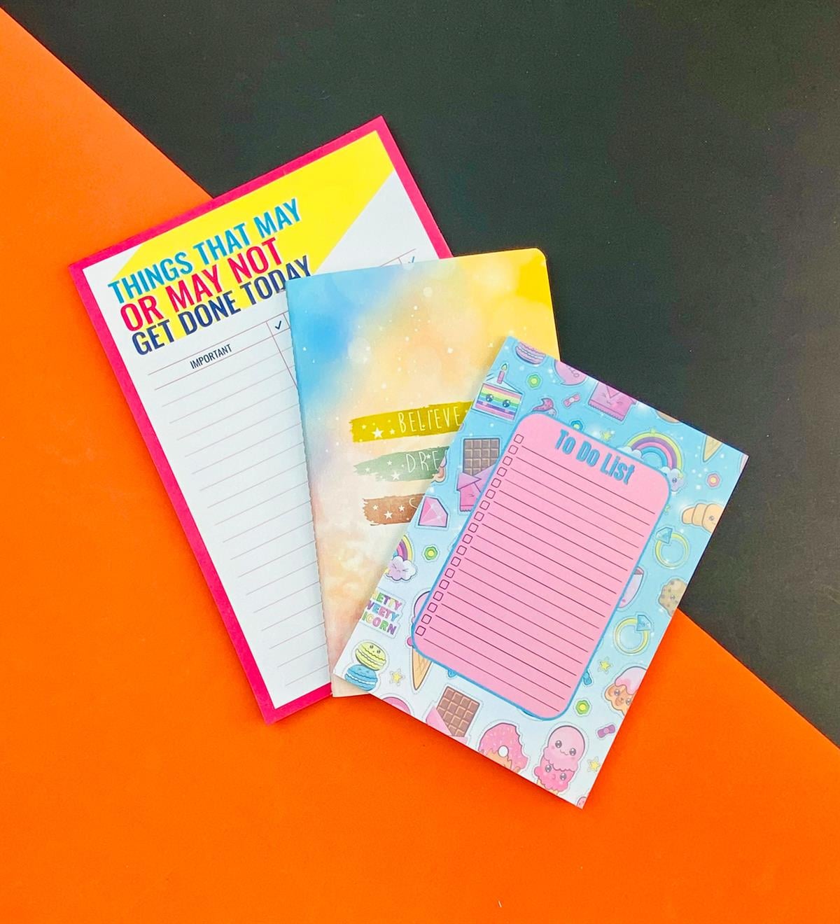To Do List Yapılacak Listesi Dikişli Defter ve Klavye Önü Haftalık Planlayıcı Set:2giftmodaGmhs101929