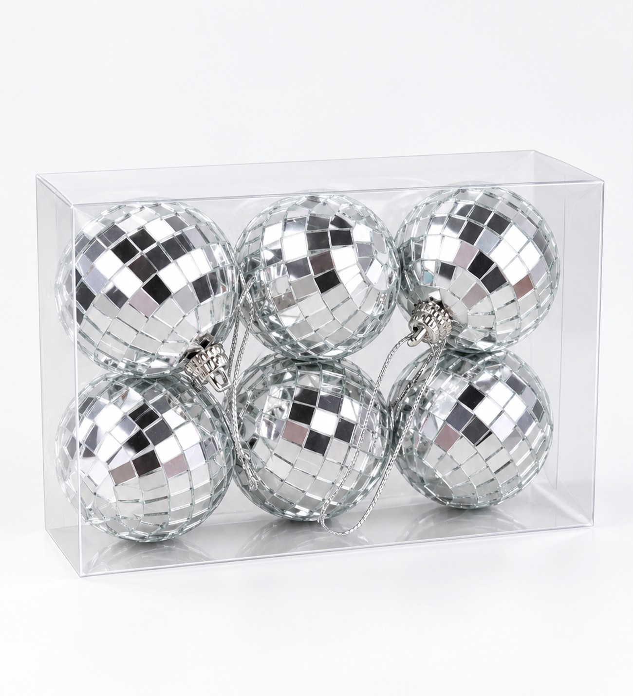 6'lı Aynalı Disco Topu Askılı Yılbaşı SüsügiftmodaBM-2661