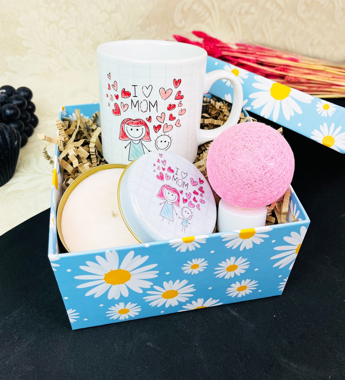 Çizgi Anne Erkek Çocuk Tasarımlı Mini Hediye SetigiftmodaGmhs101619