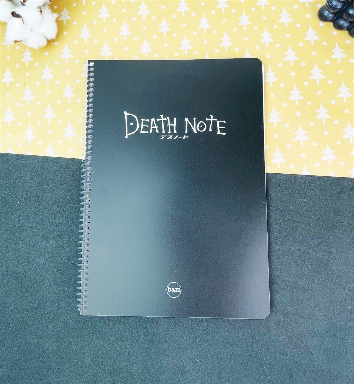 Death Note Tasarımlı Çizgili A4 DeftergiftmodaGmd100221