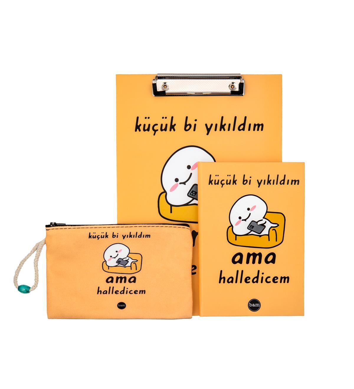 Küçük Bi Yıkıldım Tasarımlı Kırtasiye SetigiftmodaGmhs101875