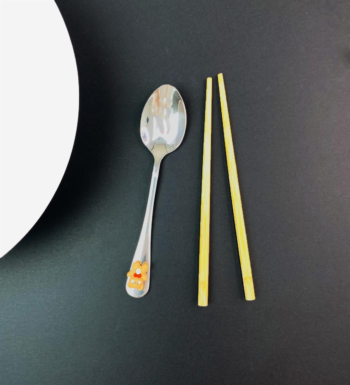 Kutulu chopstick Ve Kaşık SetgiftmodaBam-186