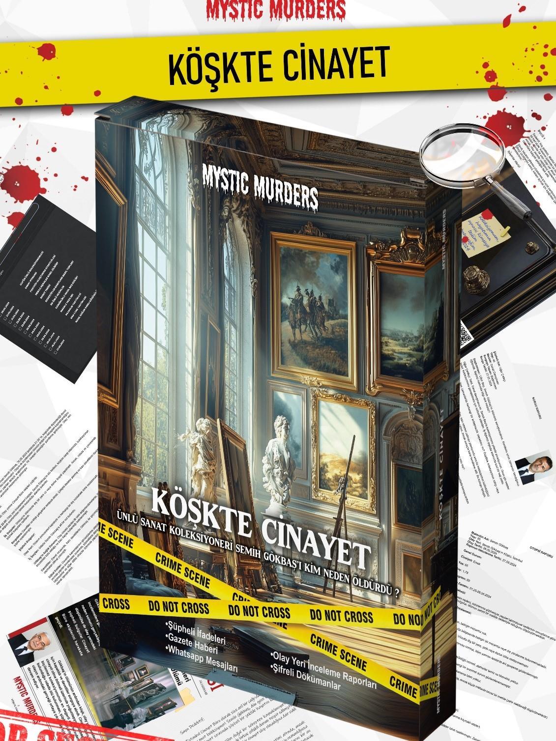 Dedektiflik Cinayet Çözme Oyunu - Köşkte Cinayet Dedektif OyunugiftmodaGmig000105