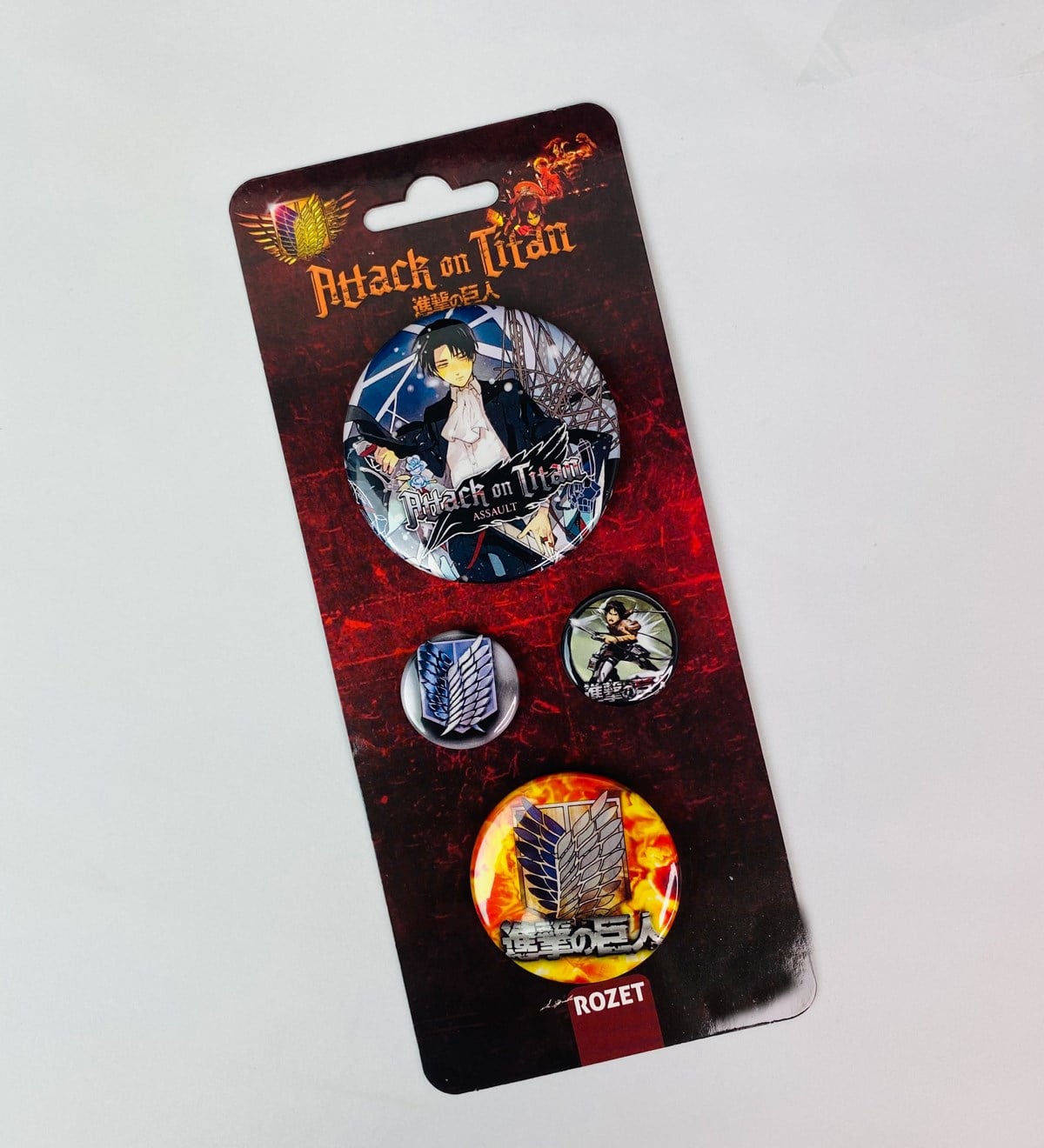 Anime Attack On Titan Tasarımlı Rozet & BroşgiftmodaGmig000067