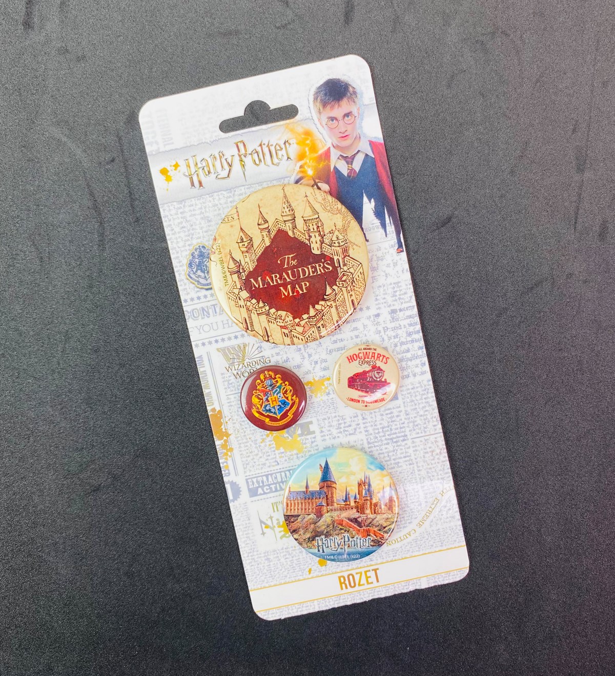 Harry Potter Lisanslı Rozet & Broş Çapulcu HaritasıgiftmodaGmig000061