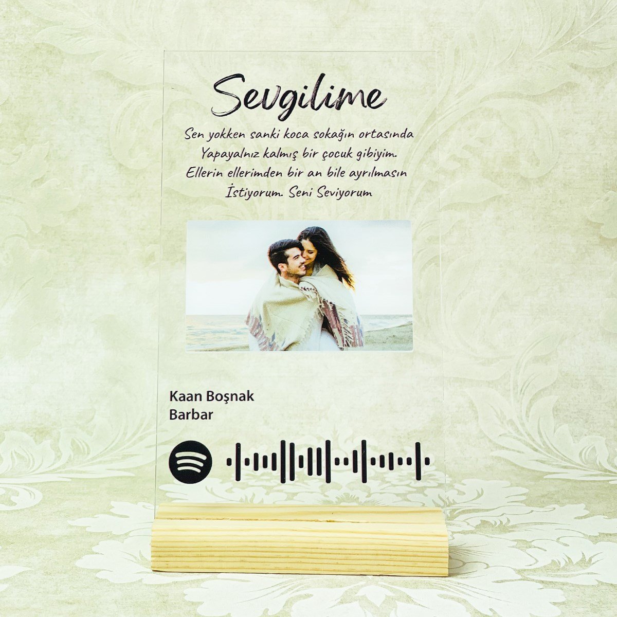 Kişiye Özel Sevgiliye Özel Spotify PlakgiftmodaGmig000052