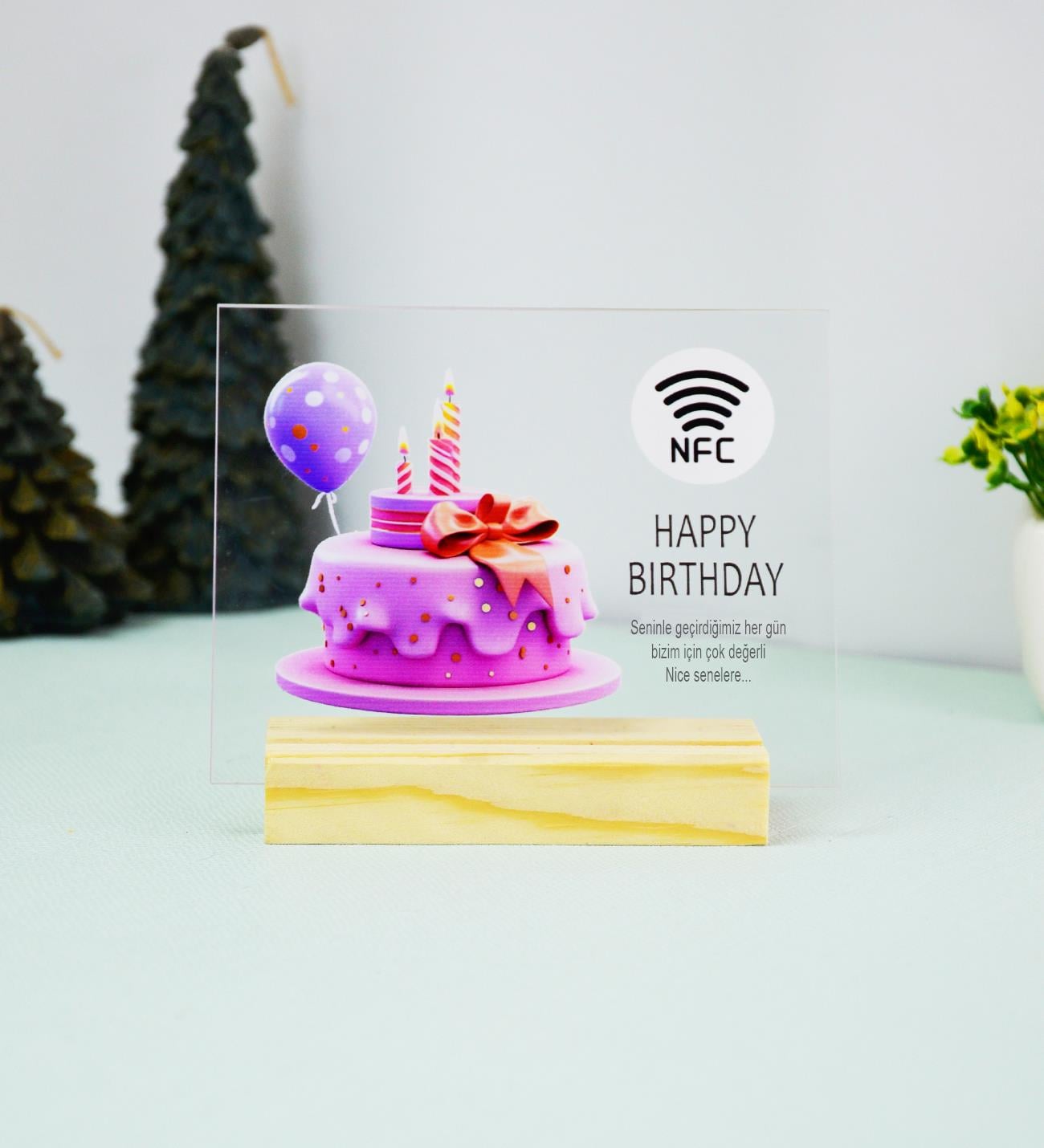 Kişiye Özel NFC Destekli Doğum Günü ÇerçevesigiftmodaGmig000091