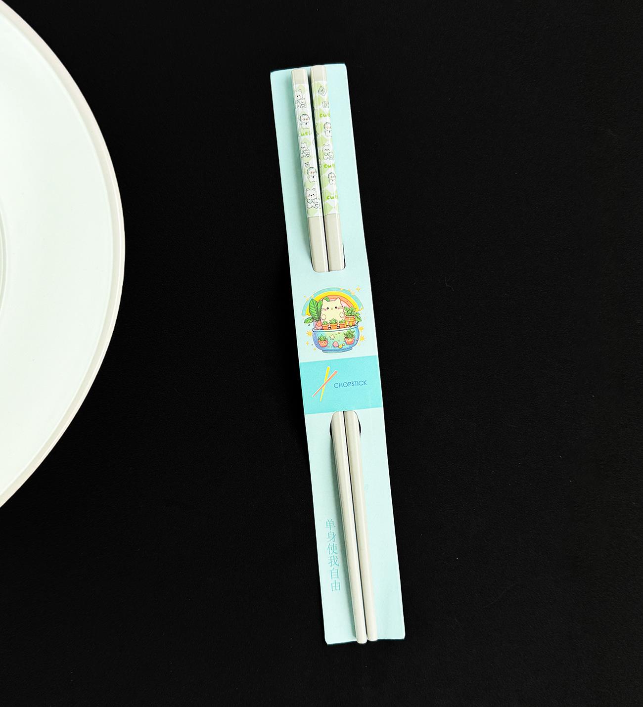 Desenli Metal ChopstickgiftmodaBm-1633