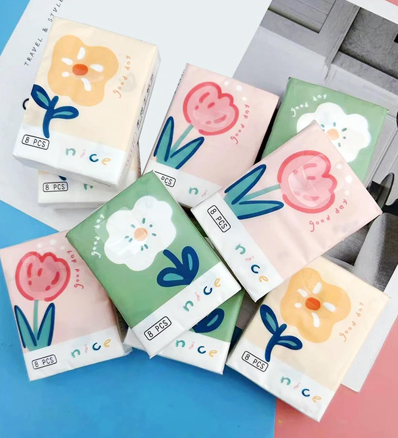 Figürlü Mini Cep Mendili 9'lu SetgiftmodaBM-1251