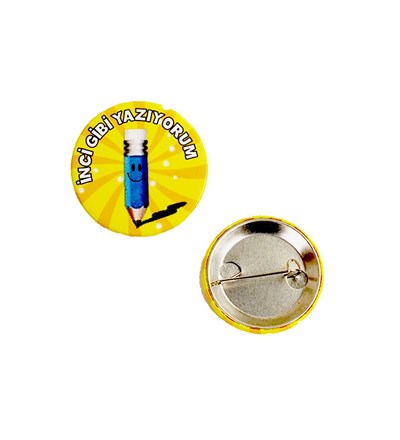 İnci Gibi Yazıyorum Rozet