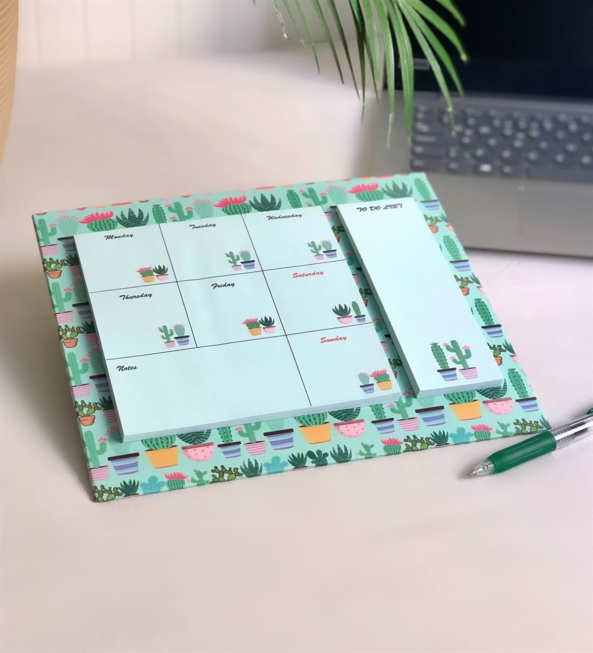 Kaktüs Tasarımlı PlannerGiftmodaKaktüs-Planner