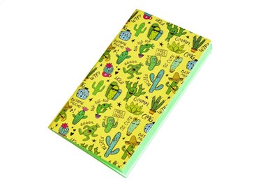 Kaktüs Yeşil Yapraklı Defter