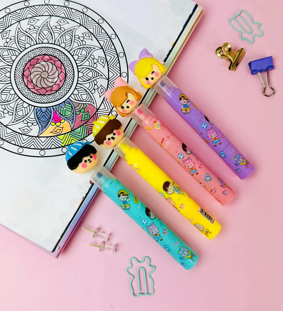 Sevimli Çocuk Figürlü Keçeli KalemgiftmodaGm-5065