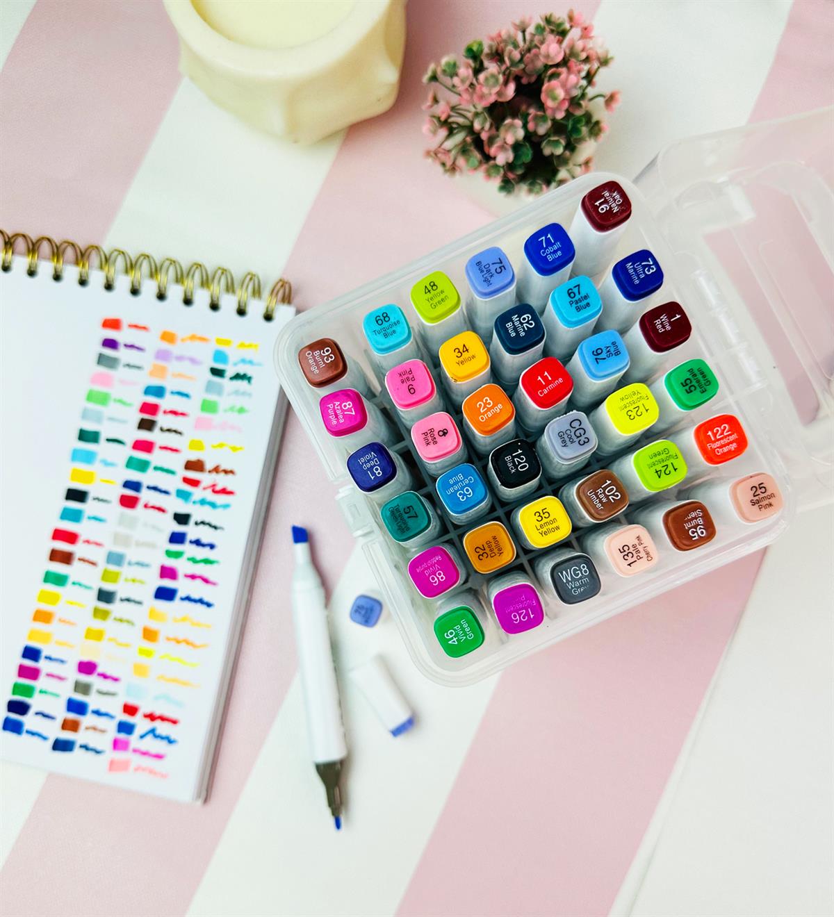 Colorful Çift Taraflı 36'lı Marker Kalem SetgiftmodaBam-153