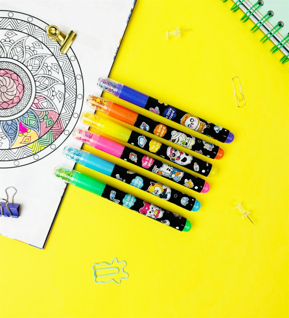 6'lı Gezegen Simli Şekilli Forforlu KalemgiftmodaGM-5126