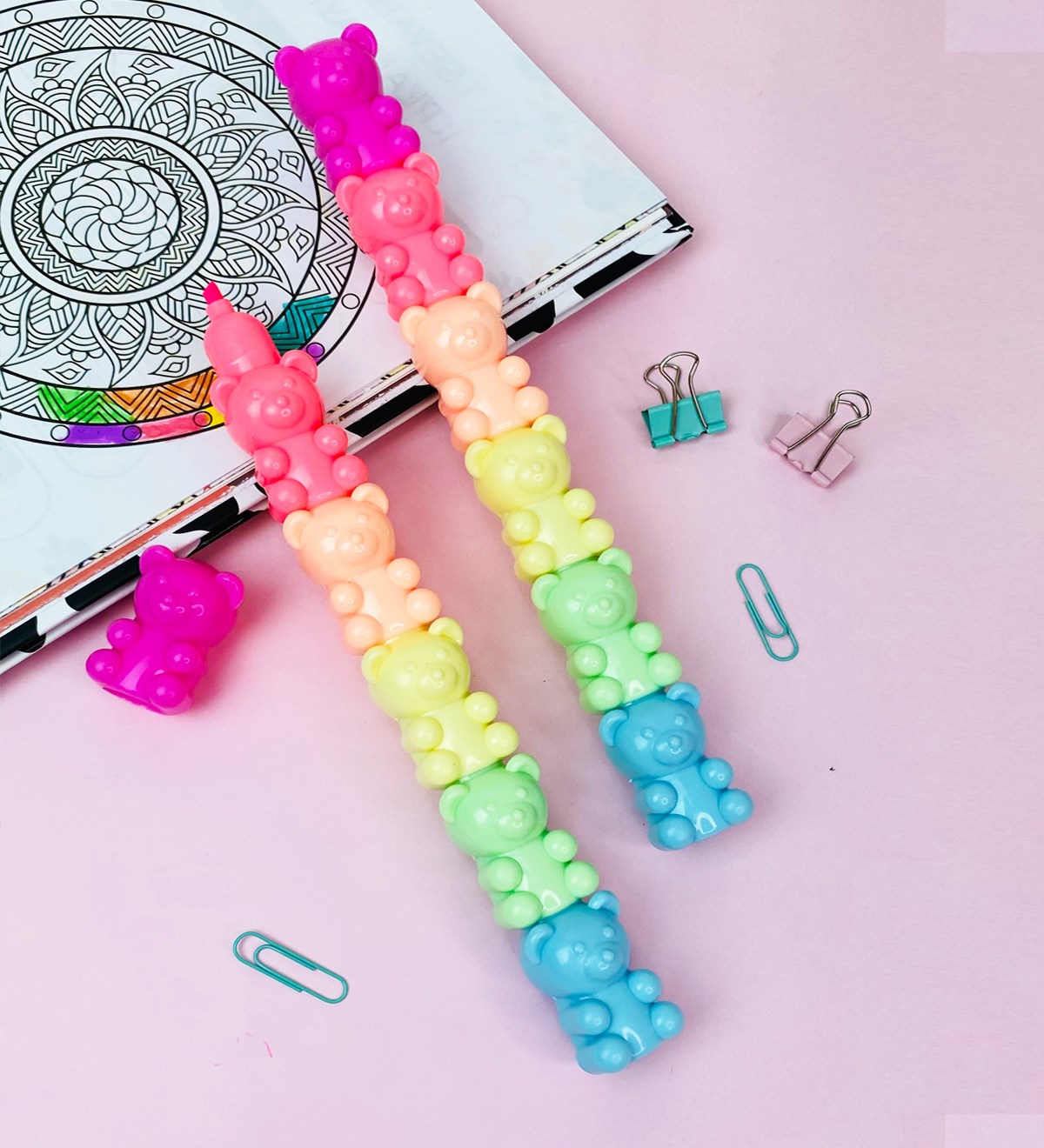 5'li Ayıcık Tasarımlı Keçeli KalemgiftmodaGmkm100019