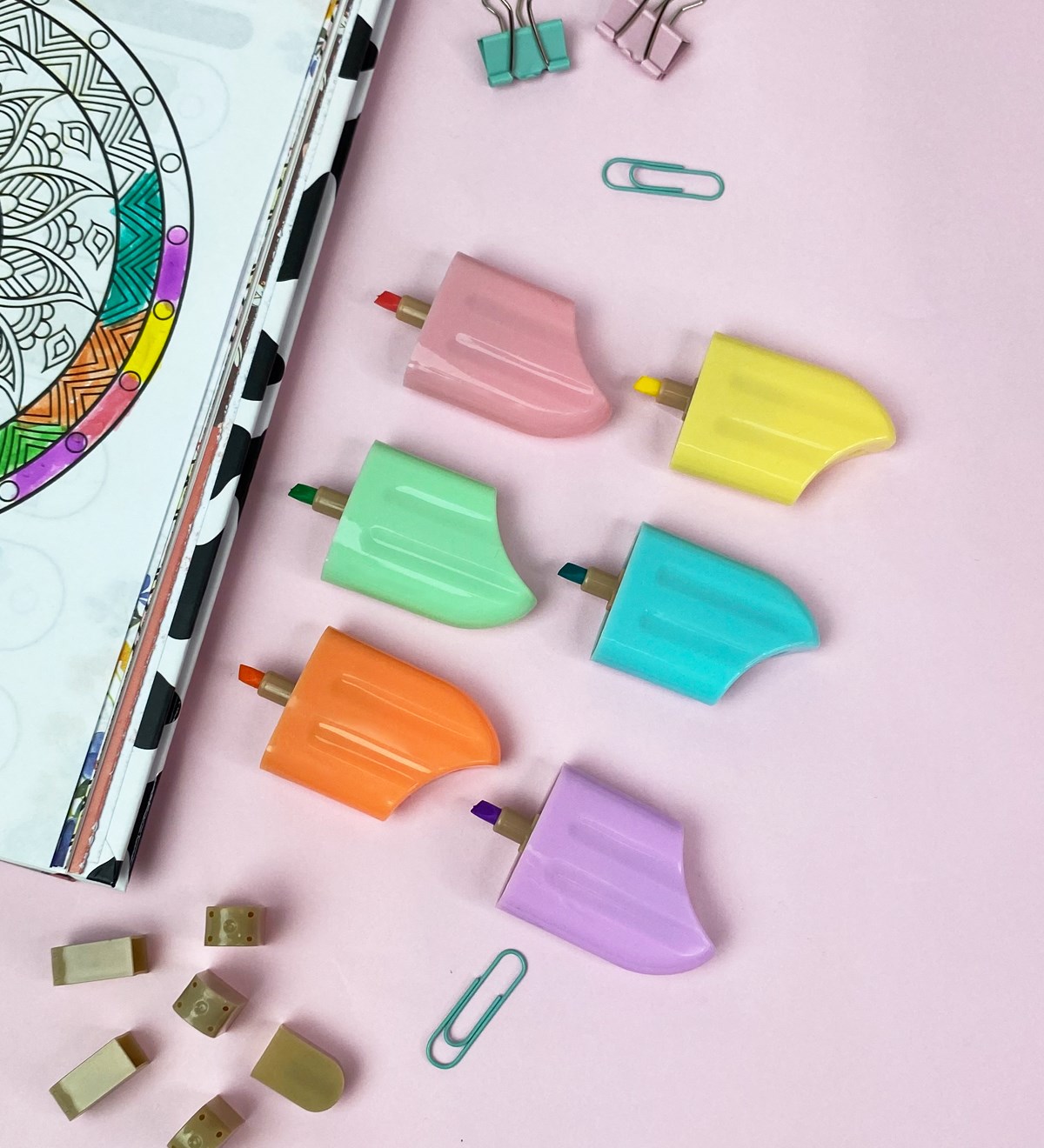 6'lı Dondurma Tasarımlı Keçali KalemgiftmodaGmkm100016