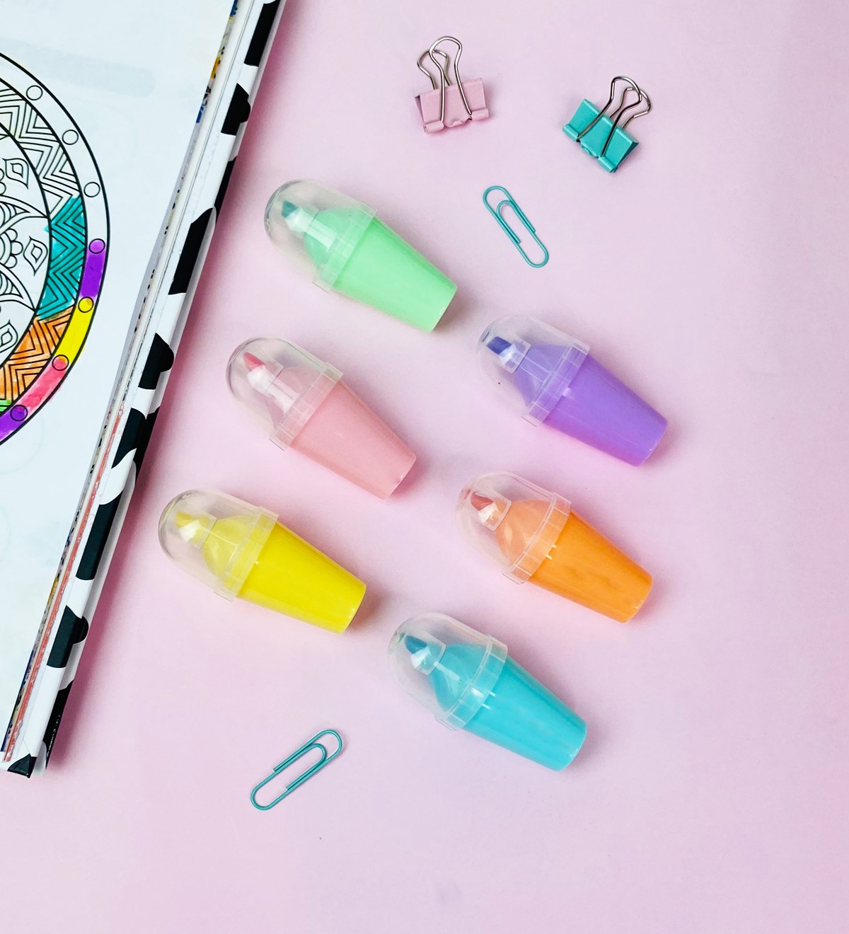 6'lı Cup Dondurma Tasarımlı Keçeli Kalem	giftmodaGmkm100017	