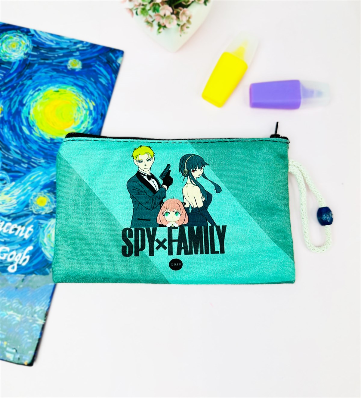 Spy X Family Tasarımlı Bez Kalemlik CüzdangiftmodaGmklm100212