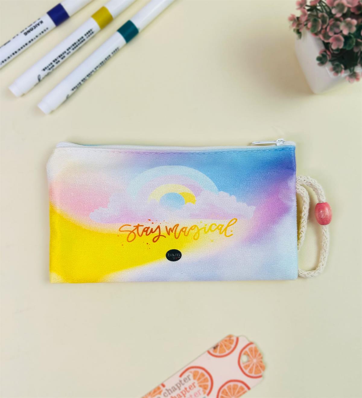 Stay Magical Tasarımlı Bez Kalemlik CüzdangiftmodaGmklm100237