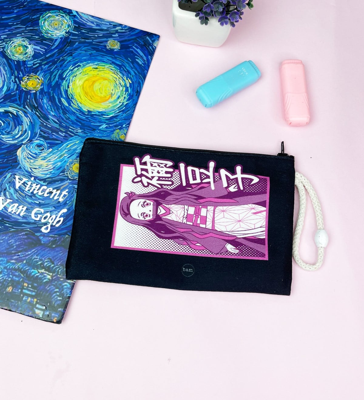 Nezeko Tasarımlı Bez Kalemlik CüzdangiftmodaGmklm100176