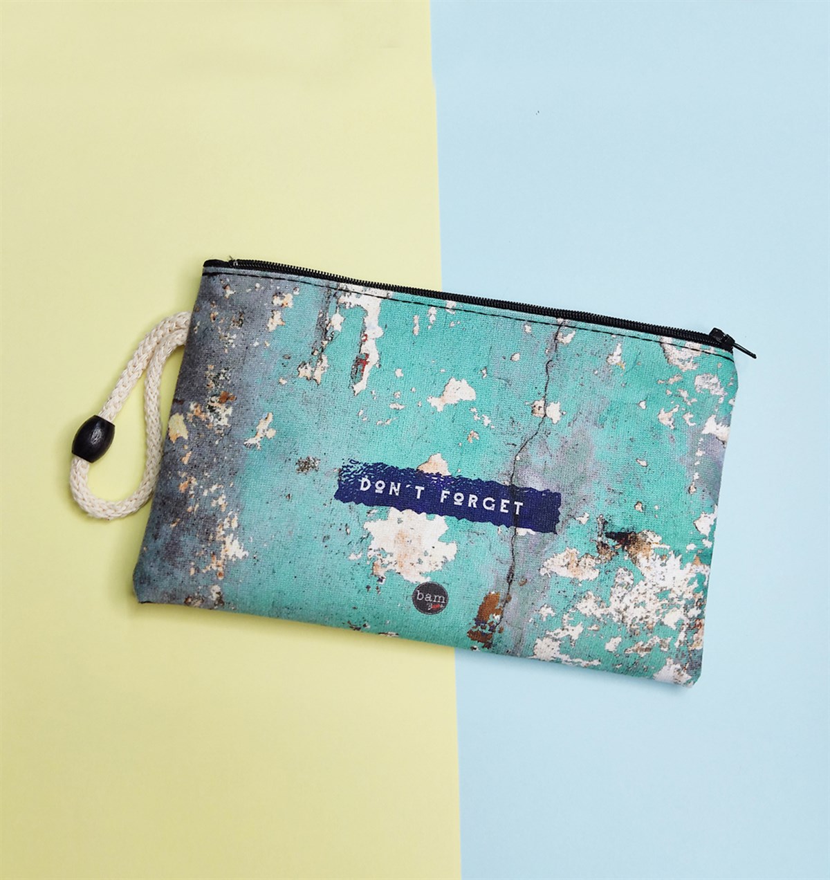 Paslı Demir Tasarımlı Bez Kalemlik CüzdangiftmodaGmklm100023