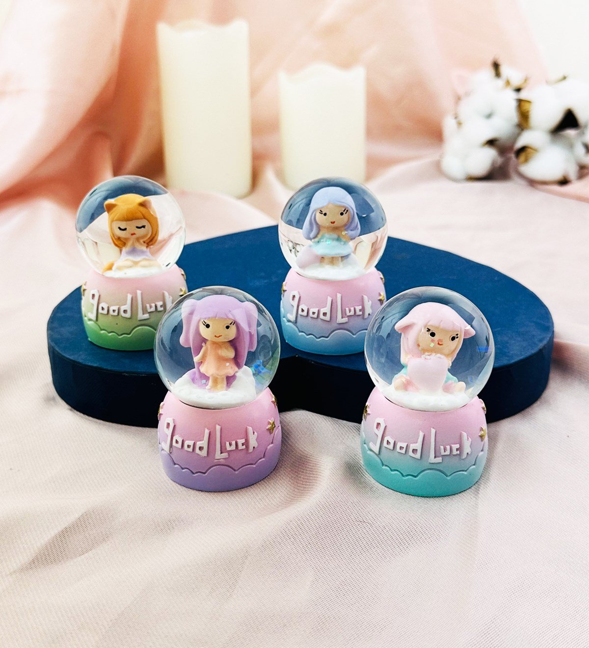 Sevimli Kız Mini Işıklı Kar KüresigiftmodaGM-5014	