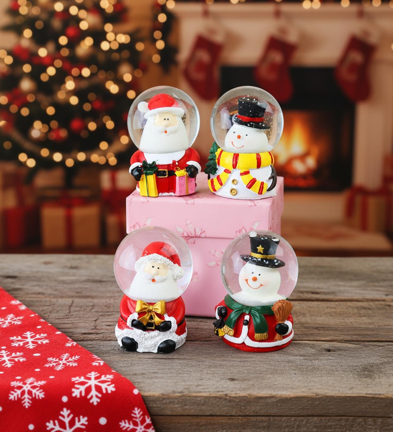 Yılbaşı Figürlü Mini Kar KüresigiftmodaBM-1750	