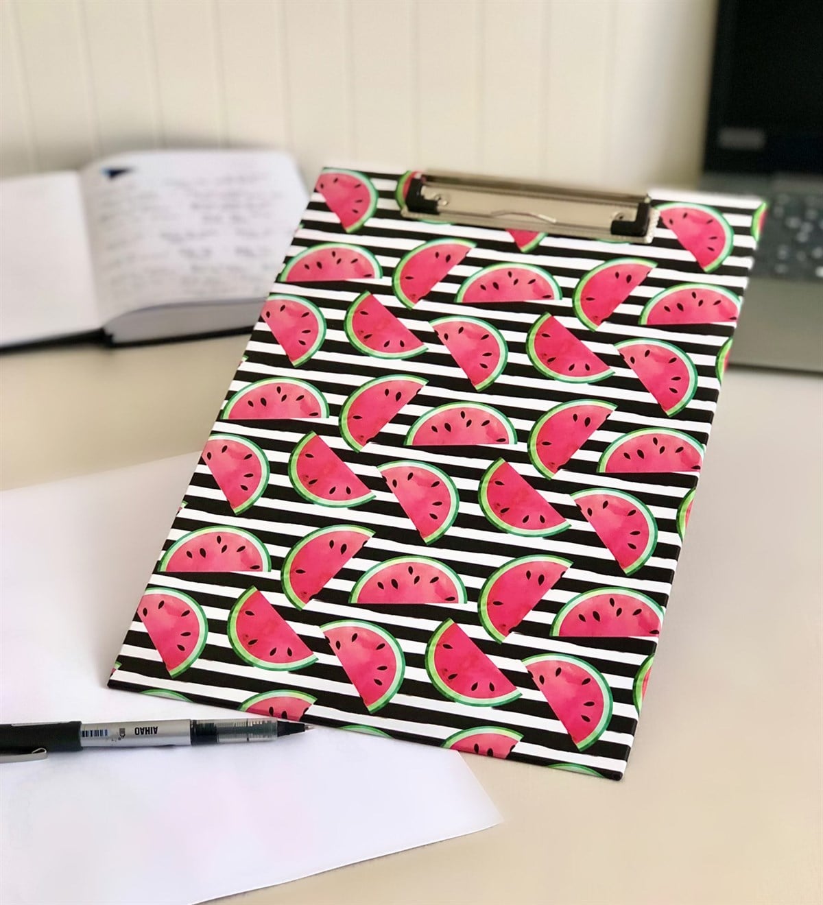 Karpuz Tasarımlı SekreterlikGiftmodaKarpuz-Sekreterlik