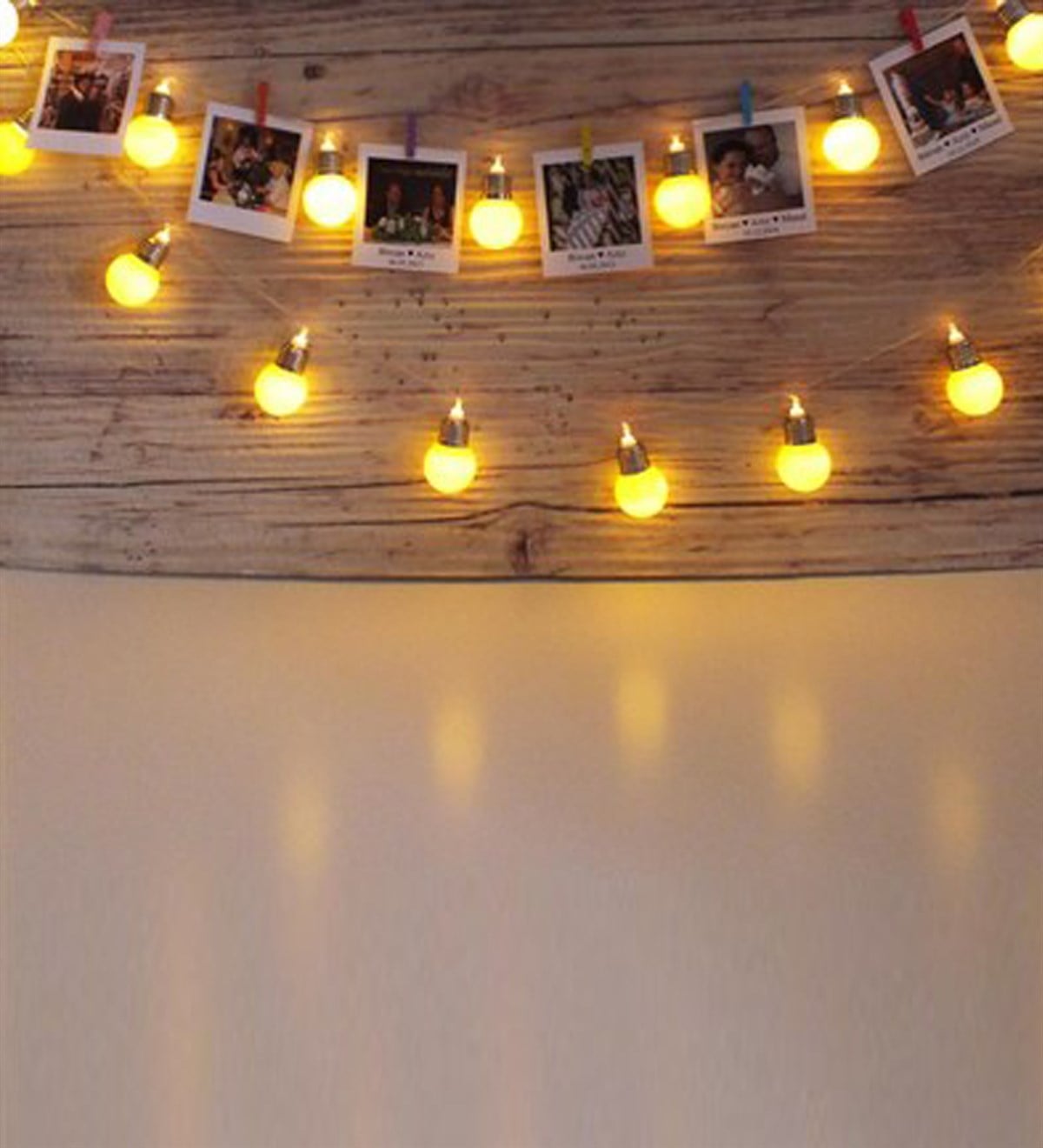 Kişiye Özel 6 Fotoğraflı Ampul Led Lamba