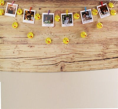 Kişiye Özel 6 Fotoğraflı Öpücük Emoji Led Lamba