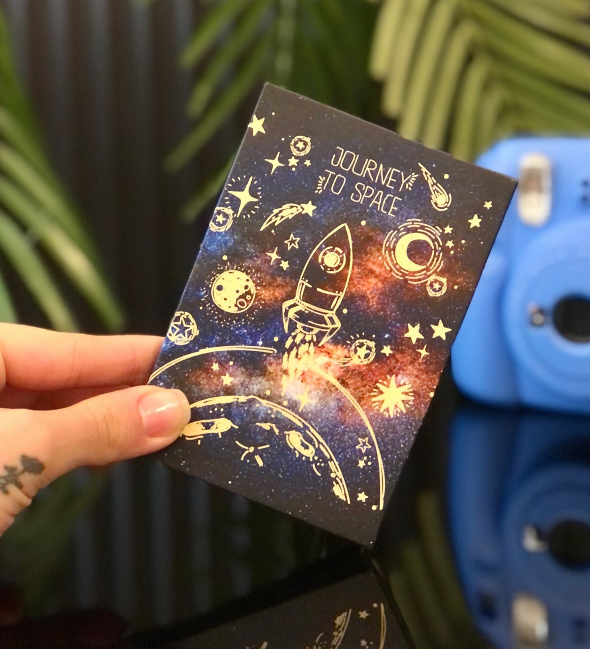 Kişiye Özel 6 Fotoğraflı Space Roket Tasarımlı Mini Albüm GiftmodaGmab100022