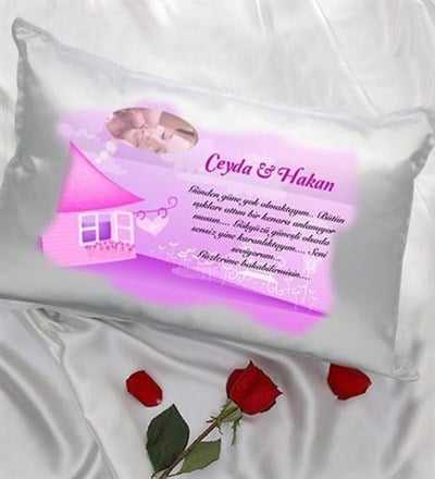 Kişiye Özel Aşk Evi Yastık