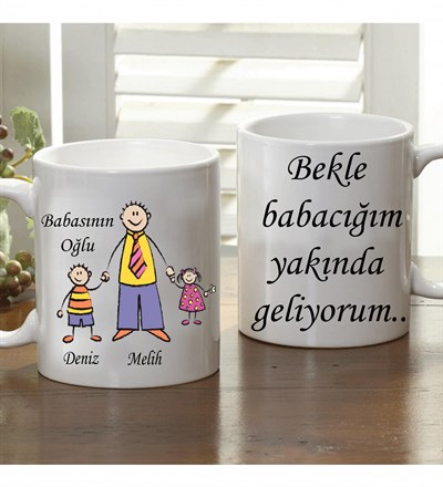 Kişiye Özel Babasının Oğlu Kupa Bardak
