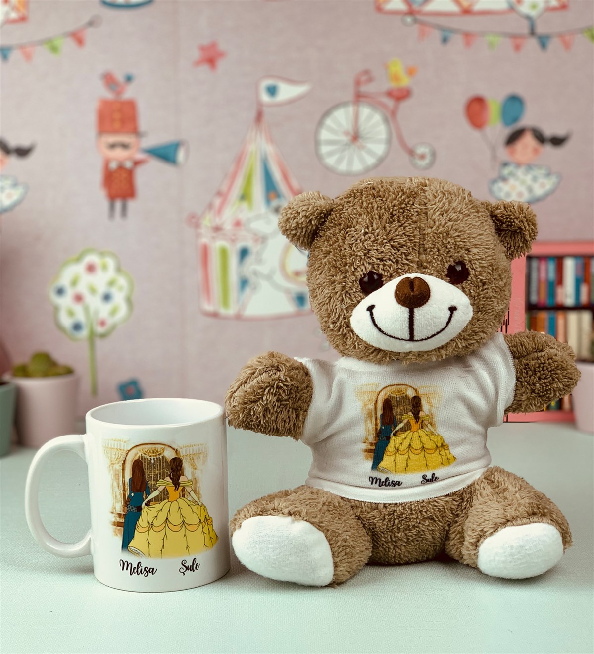 Kişiye Özel Best Friend Tasarımlı Ayıcık Ve KupaGiftmodaBest-Friend-Ayıcık-Ve-Kupa