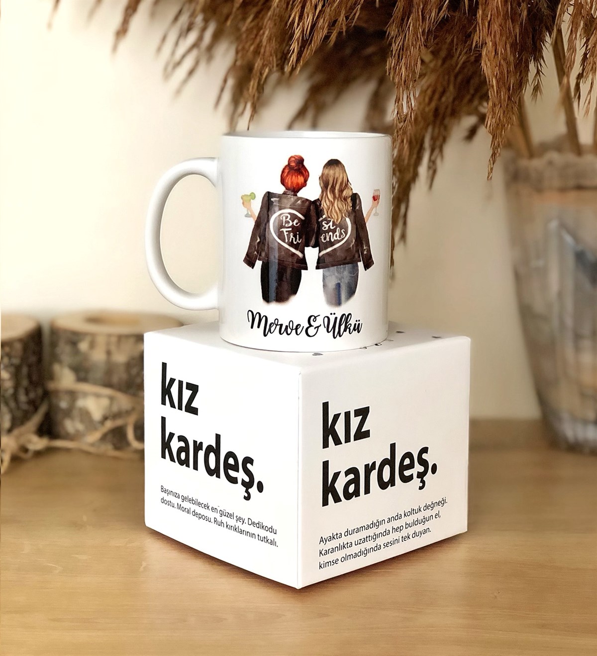 Kişiye Özel BFF Hediye Kutulu KupaGiftmodabff-kutulu-kupa