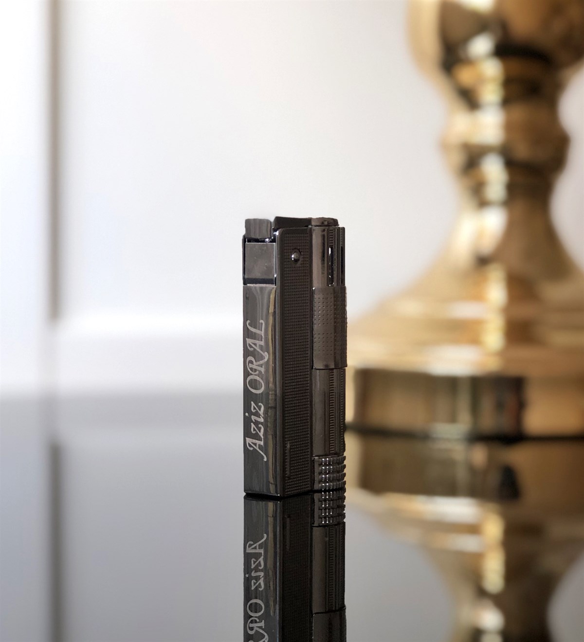 Kişiye Özel Benzinli Muhtar ÇakmağıGiftmodaM-42-A-12-KÖ