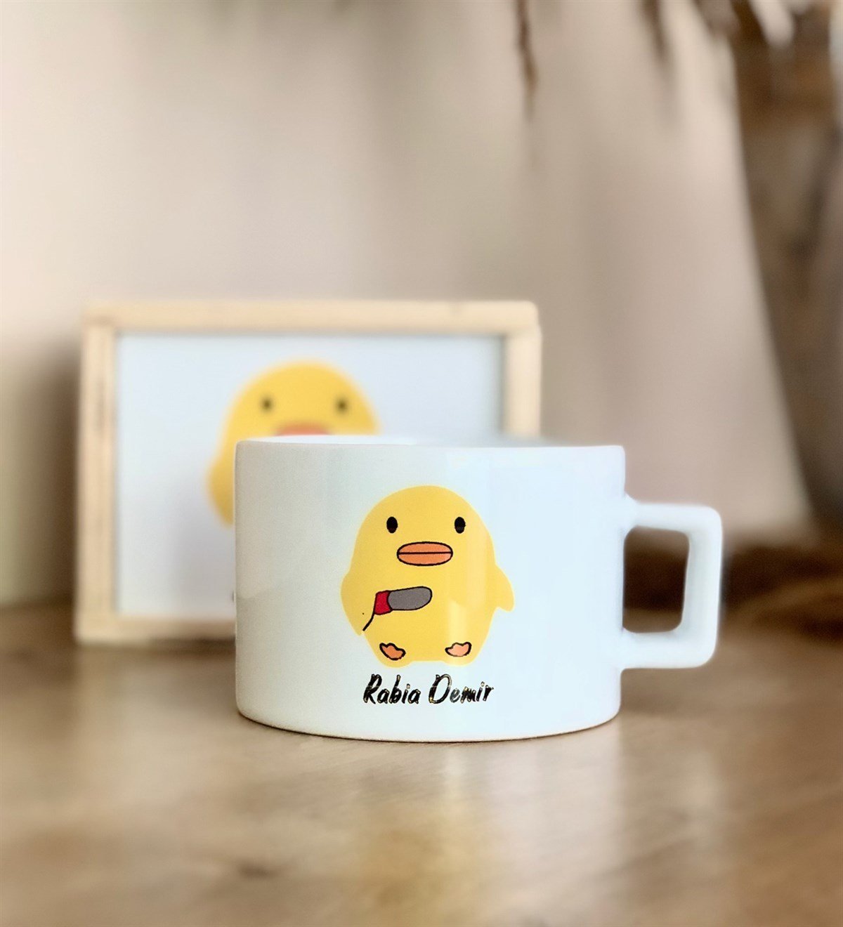 Kişiye Özel Civciv Tasarımlı Kutulu KupaGiftmodaKÖ-Civciv-Kutulu-Kupa