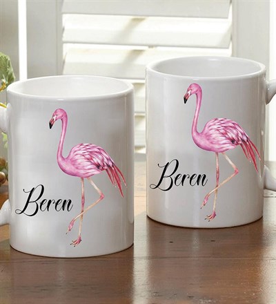 Kişiye Özel Flamingo Kupa Bardak