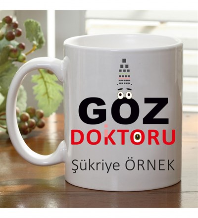 Kişiye Özel Göz Doktoru Kupa Bardak