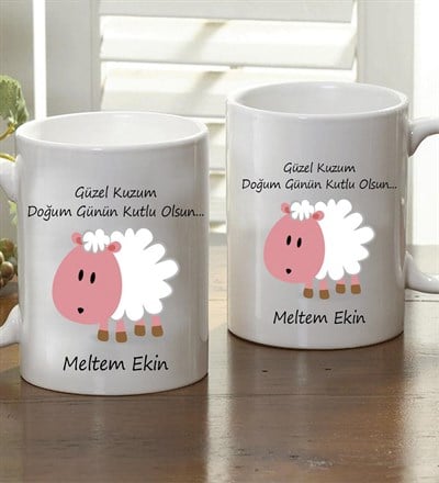 Kişiye Özel Güzel Kuzum Kupa Bardak