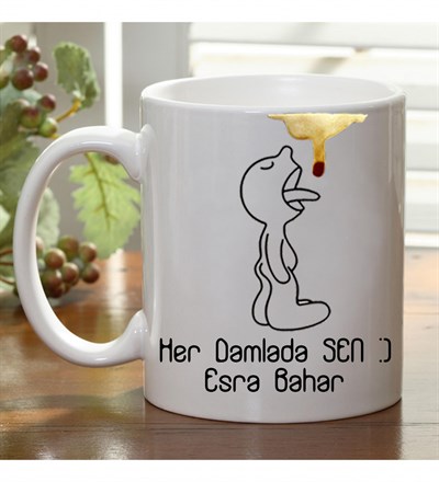 Kişiye Özel Her Damlada Sen Kupa Bardak
