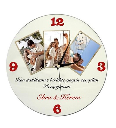 Kişiye Özel Herşeyimsin Duvar Saati