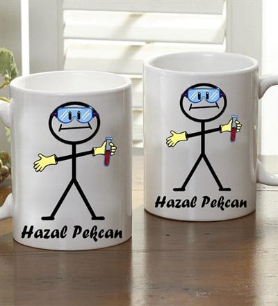Kişiye Özel Kimyacı Kupa Bardak