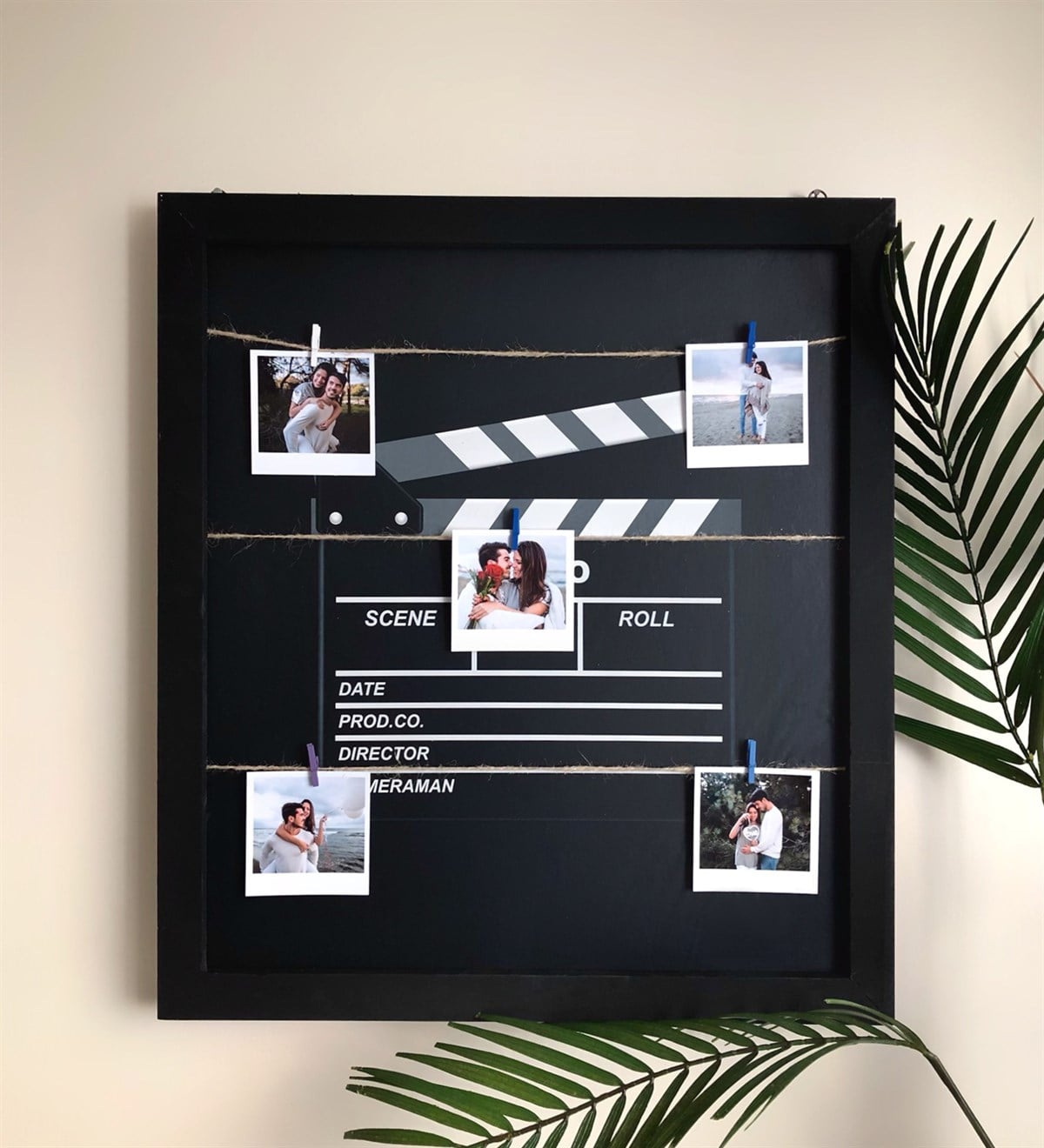 Kişiye Özel Klaket Tasarımlı Fotoğraf Panosu Büyük BoyGiftmoda K-Ö-Klaket-Pano-Büyük