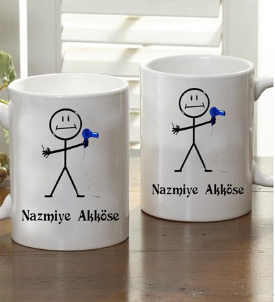 Kişiye Özel Kuaför Kupa Bardak