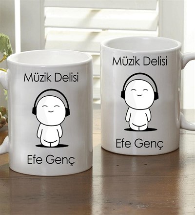 Kişiye Özel Müzik Delisi Kupa Bardak