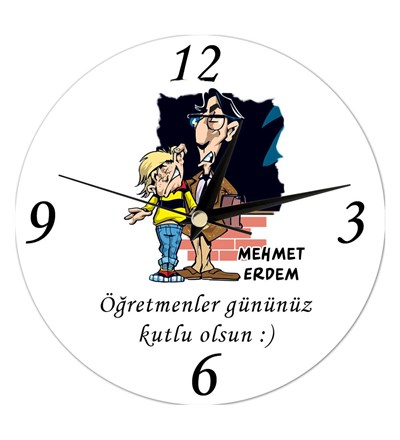 Kişiye Özel Öğretmenler Günü Duvar Saati